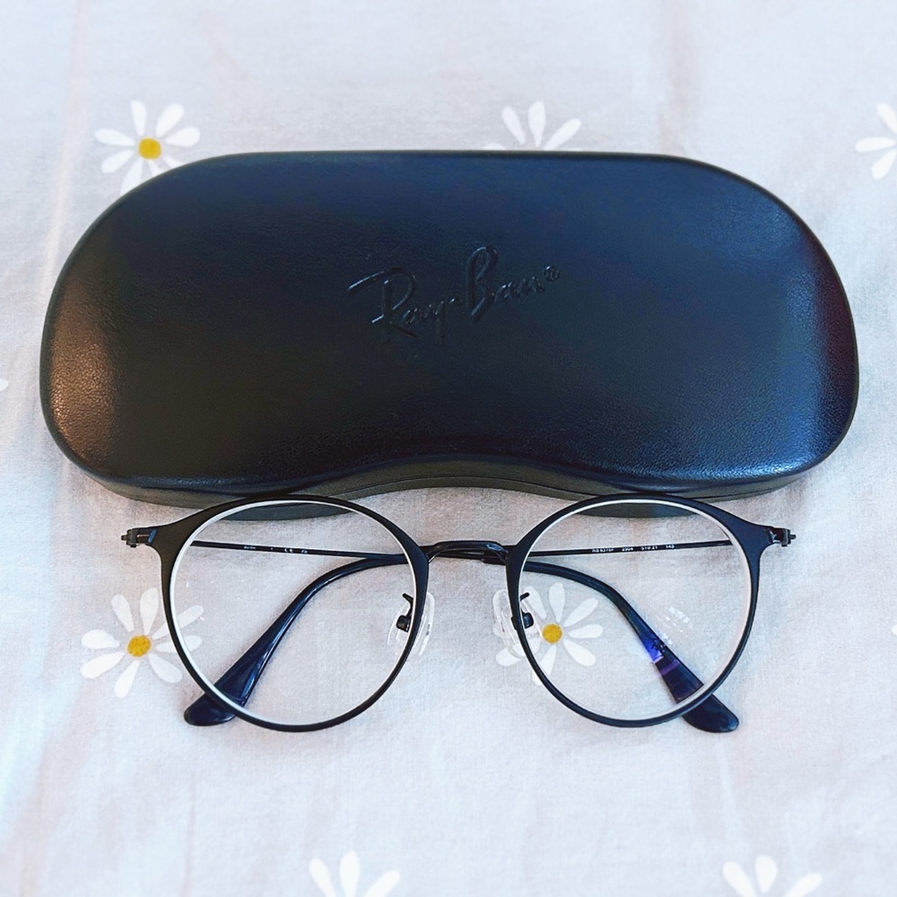 Ray-Ban RB6378 Optics Matte Black Glasses Frames, Like New
